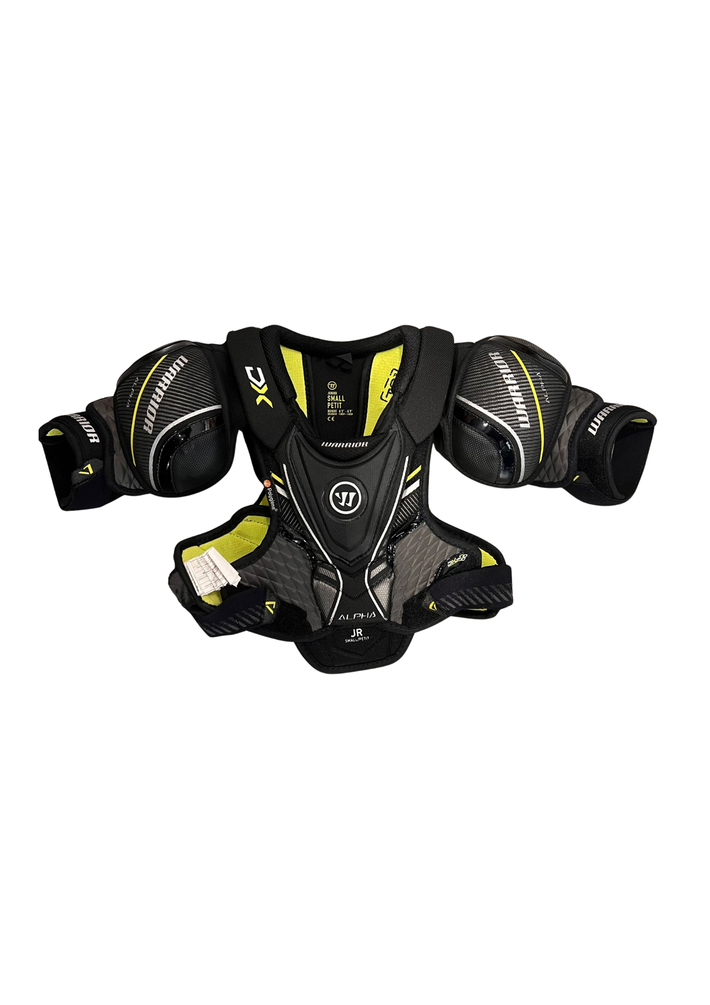 Warrior Alpha DX, JR S, käytetyt hartiasuojat