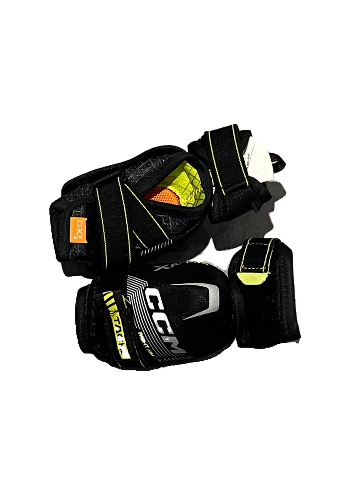 CCM Tacks XF Pro, YTH S, käytetyt kyynärsuojat