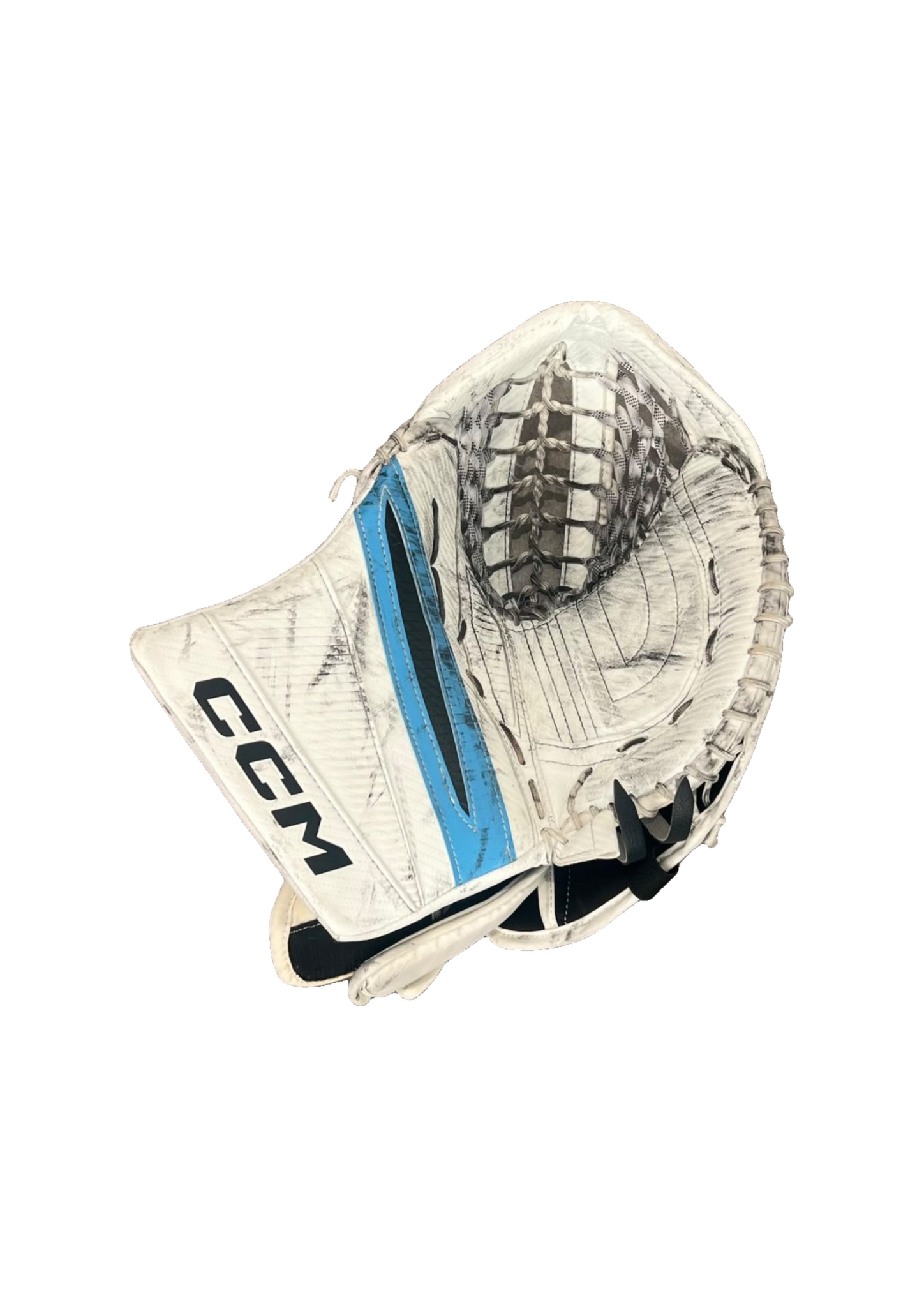 Pelicans Pro Return, CCM Eflex 7 Pro (Emond), SR, käytetty maalivahdin räpylä